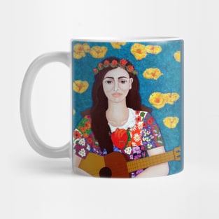 Violeta Parra and the song The gardener Mug